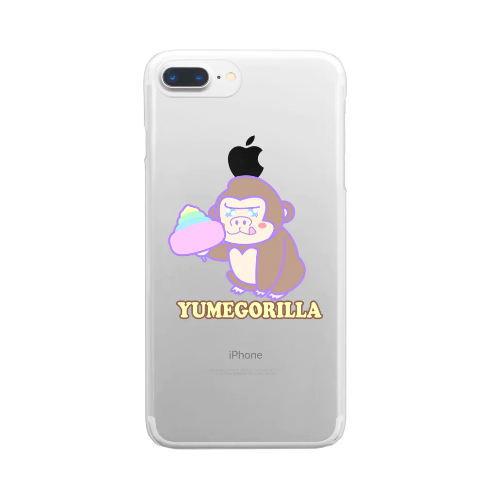 Goma46のYumeGorilla（ゆめごりら）グッズ Clear Smartphone Case
