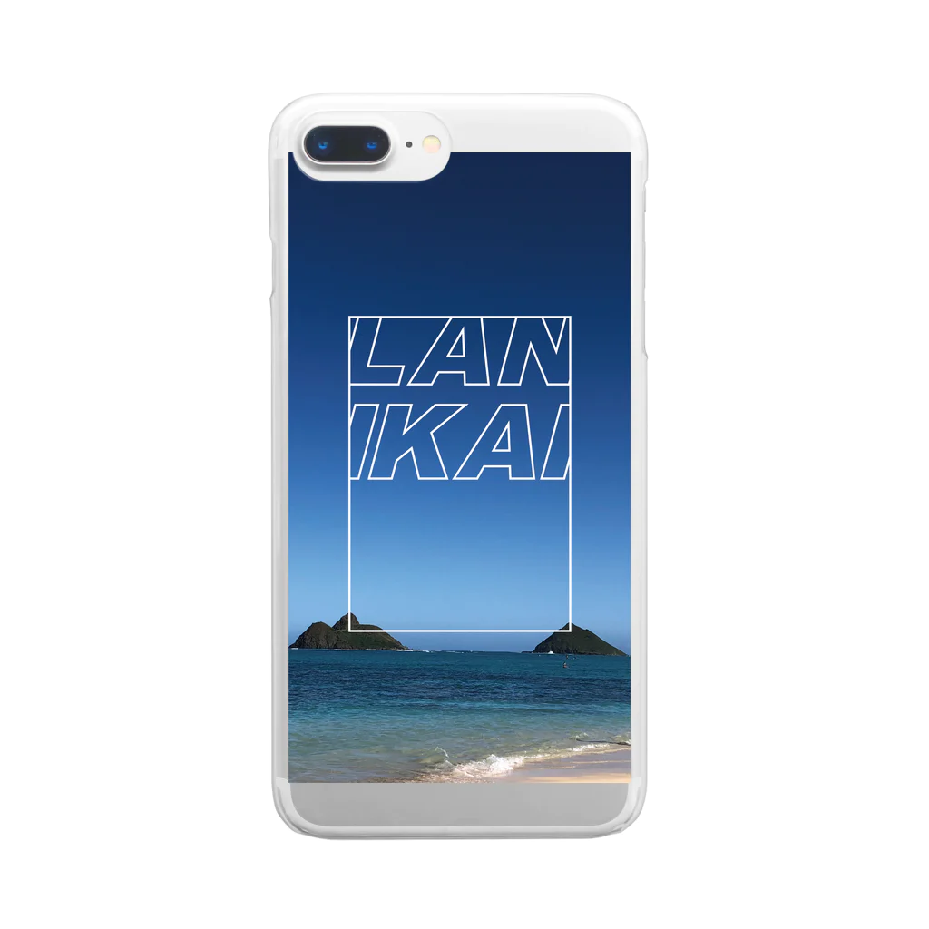 Souvenir HawaiiのNO FILTER LANIKAI Clear Smartphone Case