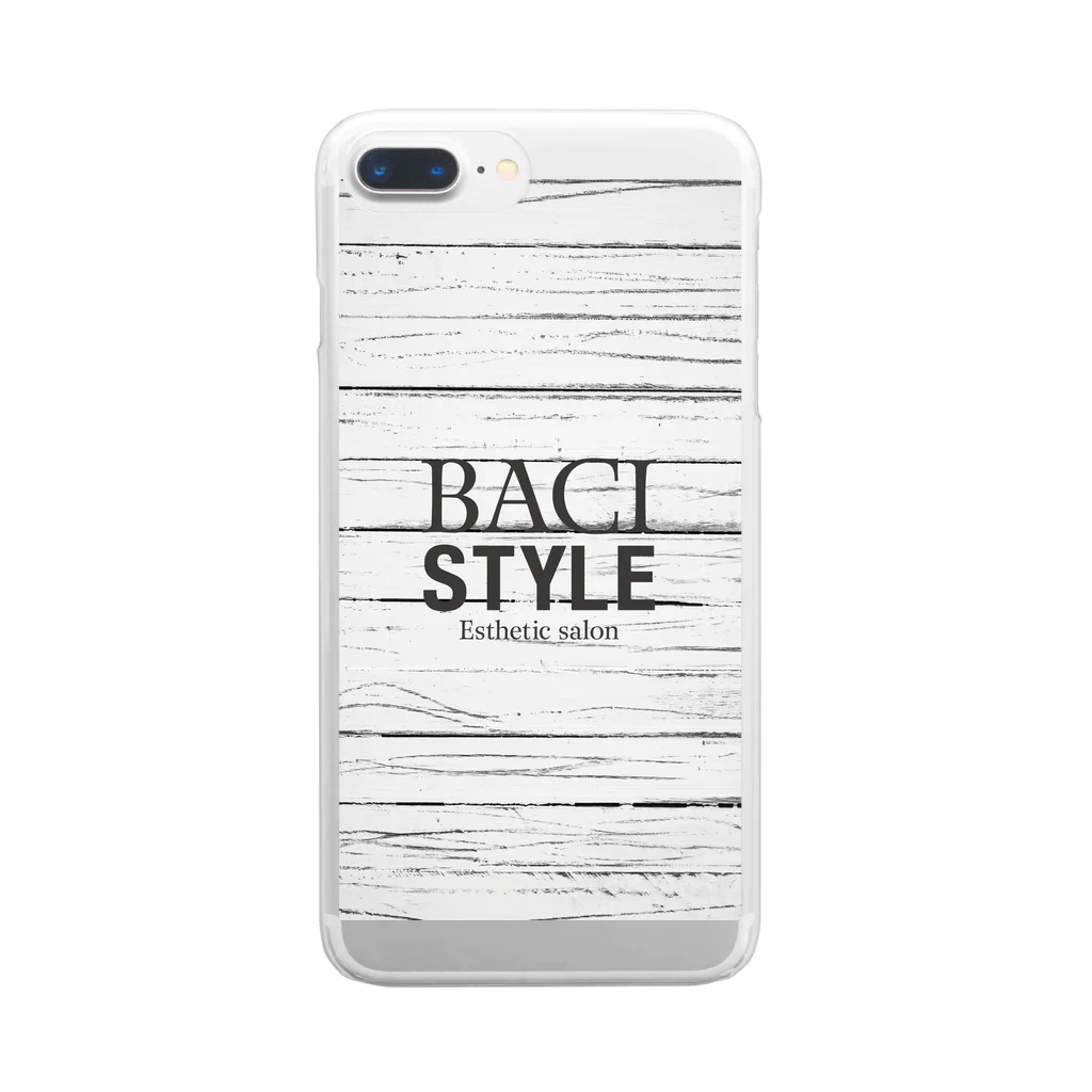 BACI  fashionのLOGO-スマホケース クリアスマホケース