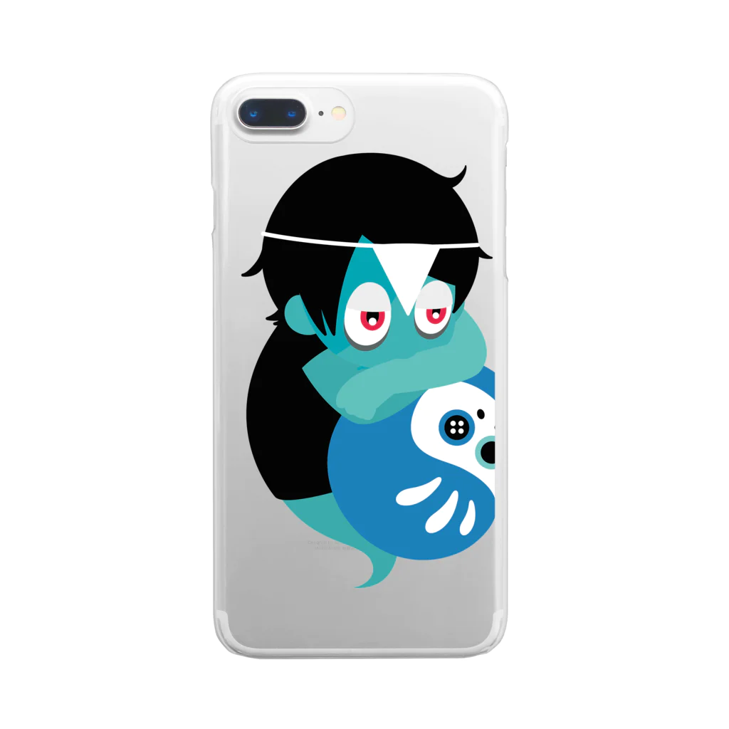 ●▼◼︎も◼︎▼●のFUYOUくん【四郎】 Clear Smartphone Case