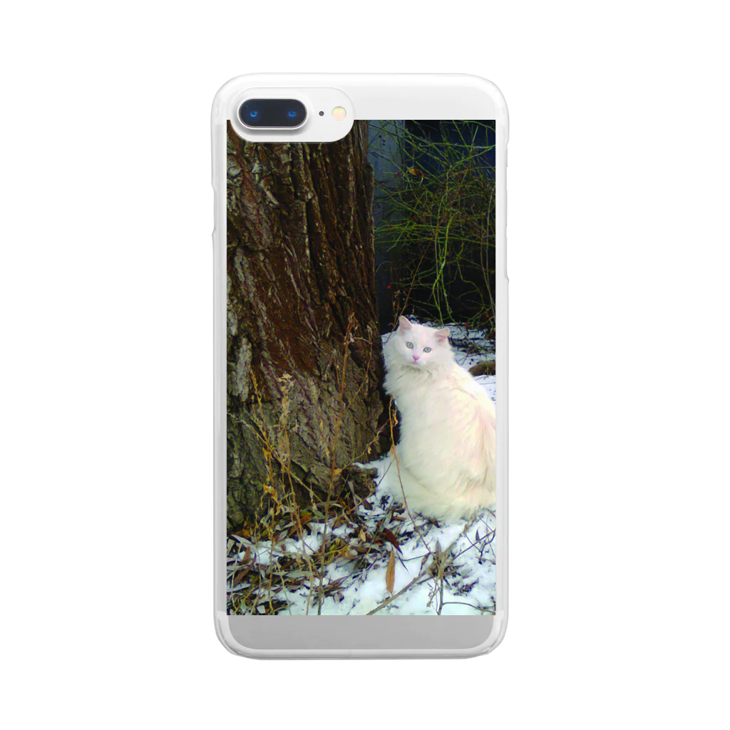 Rei MillerのWinter Cat Clear Smartphone Case