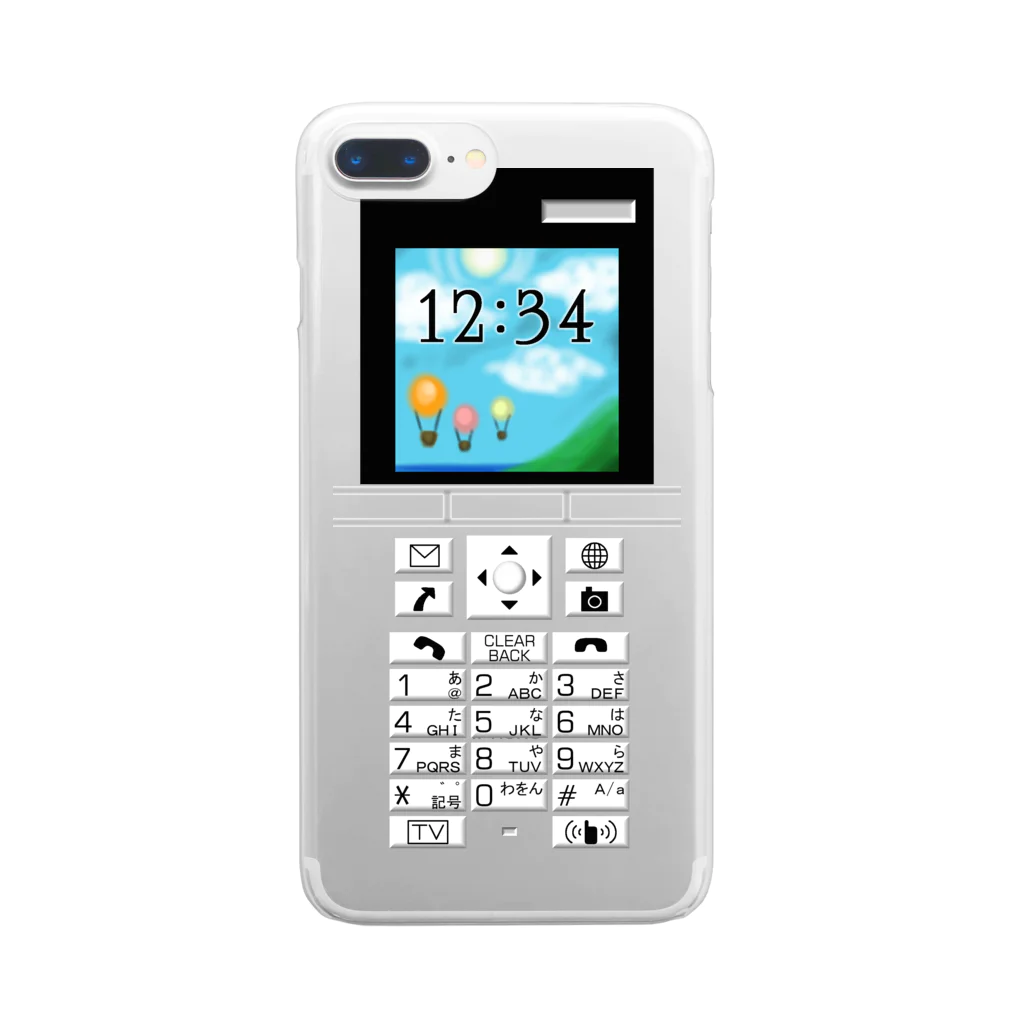 takuguchi_shopの柄ケーガラ Clear Smartphone Case