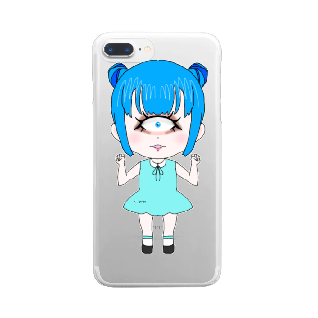 s.yoyoの単眼ちゃん Clear Smartphone Case