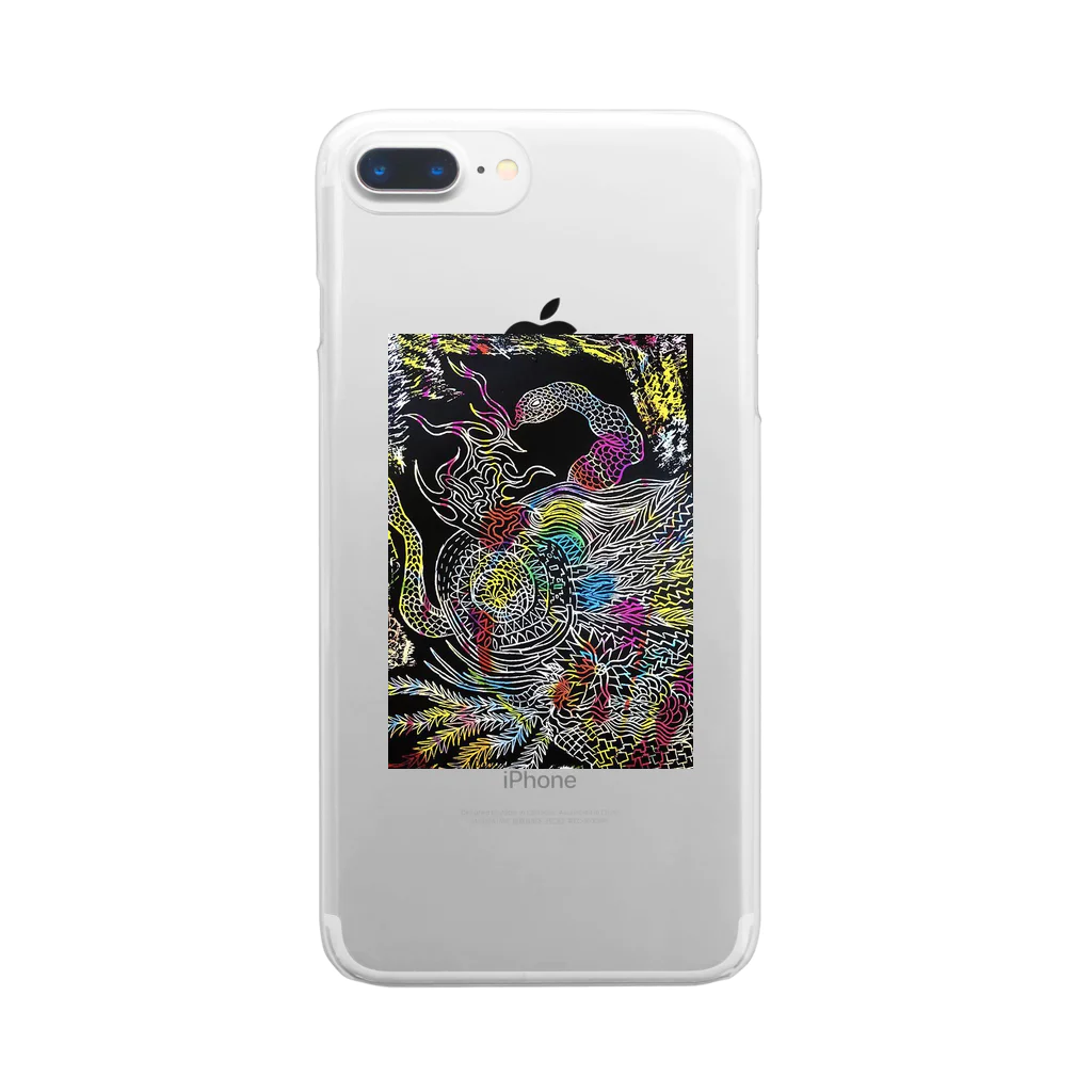 オリジナルコレクションのmagic myart Clear Smartphone Case