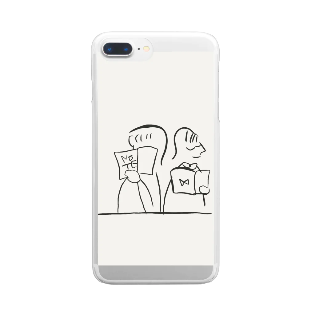 aoiroのyomu-yomu Clear Smartphone Case
