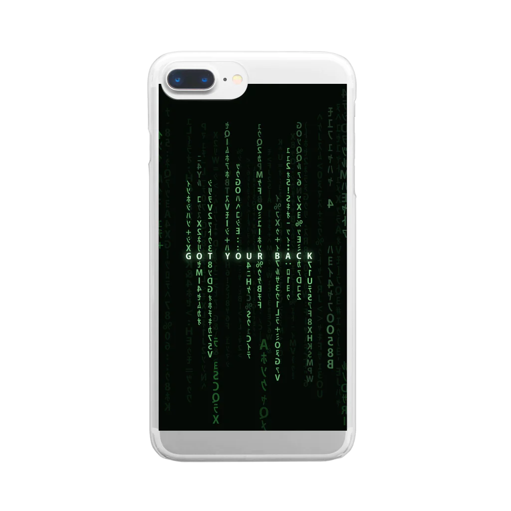 AfricanJのGot Your Back Clear Smartphone Case