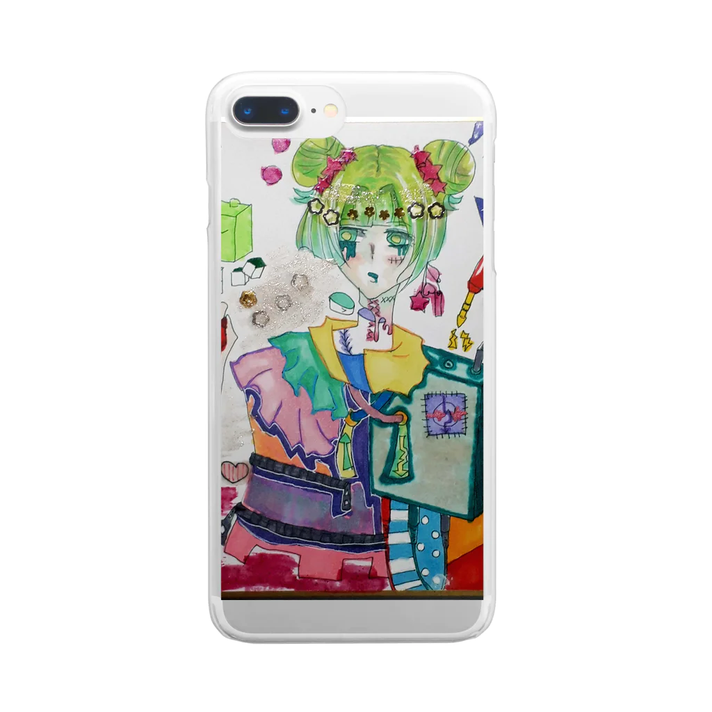 しょへちゃんの電波系病みちゃん(スマホケース系) Clear Smartphone Case