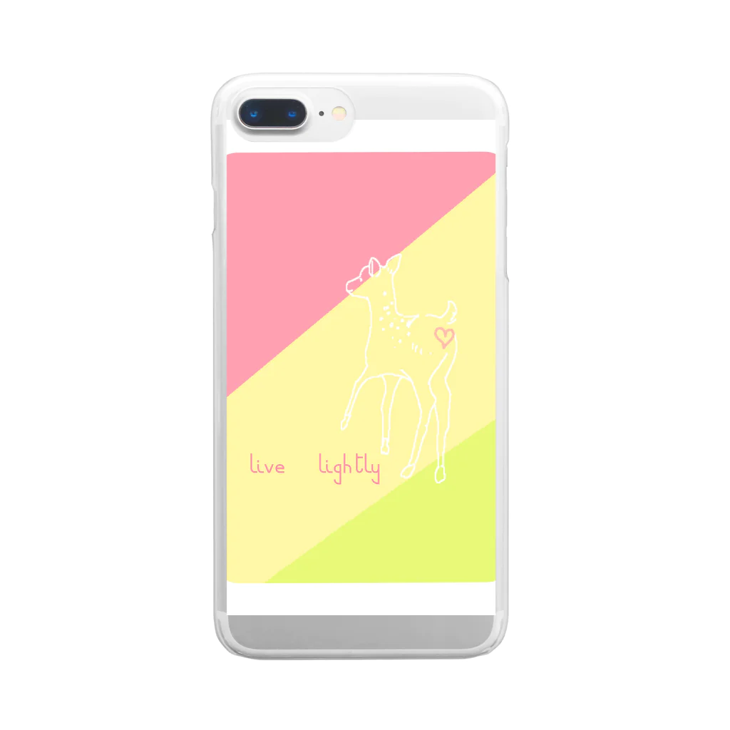 Yasape-1115のバンビちゃん Clear Smartphone Case
