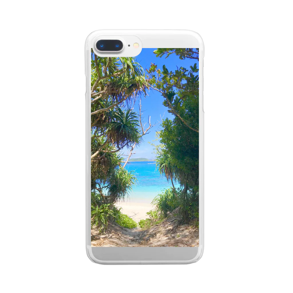 Wreckin' Steadyの🏝Beach🏝 Clear Smartphone Case