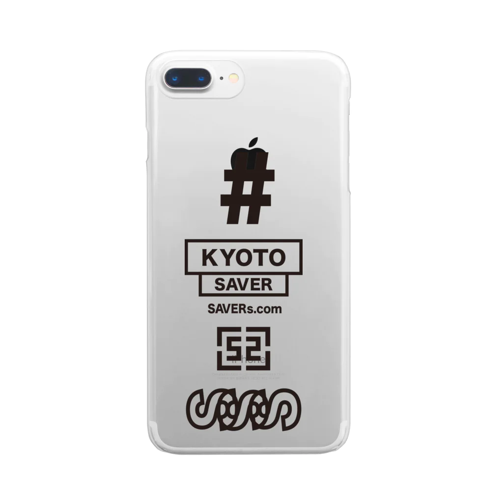 SAVERs.comのKYOTO　SAVER　限定モデル　 Clear Smartphone Case