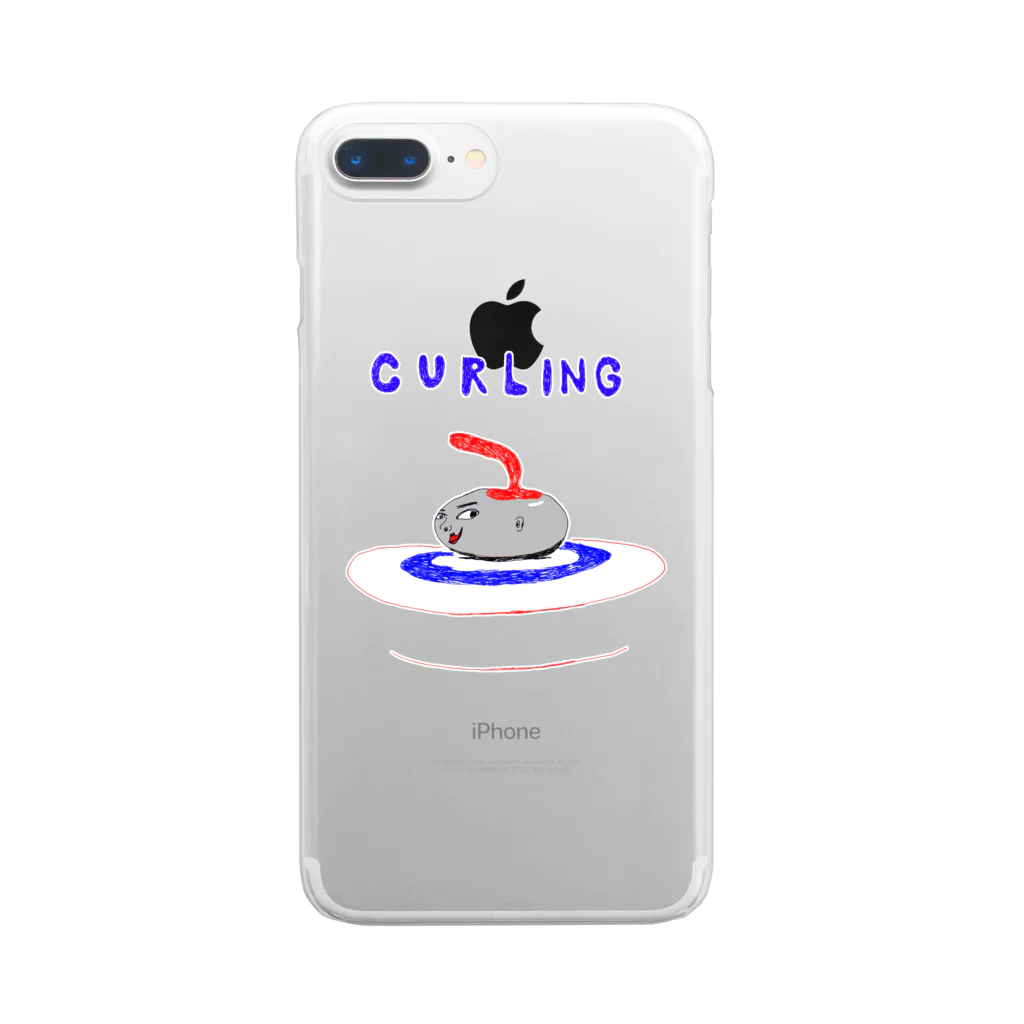 NIKORASU GOのカーリング Clear Smartphone Case