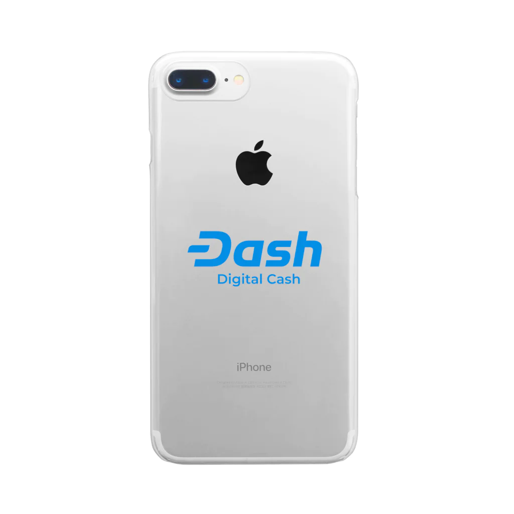 OWLCOIN ショップのDash（ダッシュ） Clear Smartphone Case