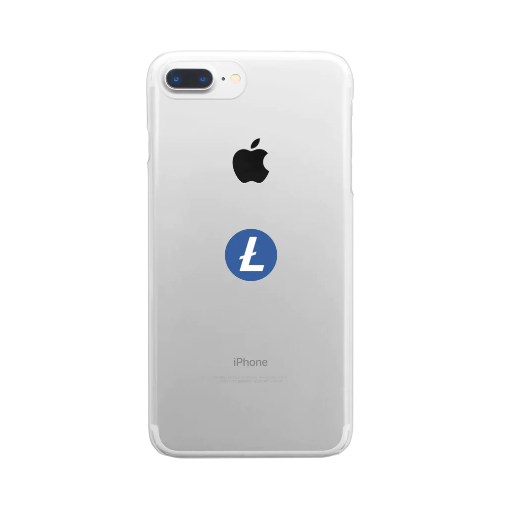 OWLCOIN ショップのLitecoin ライトコイン Clear Smartphone Case