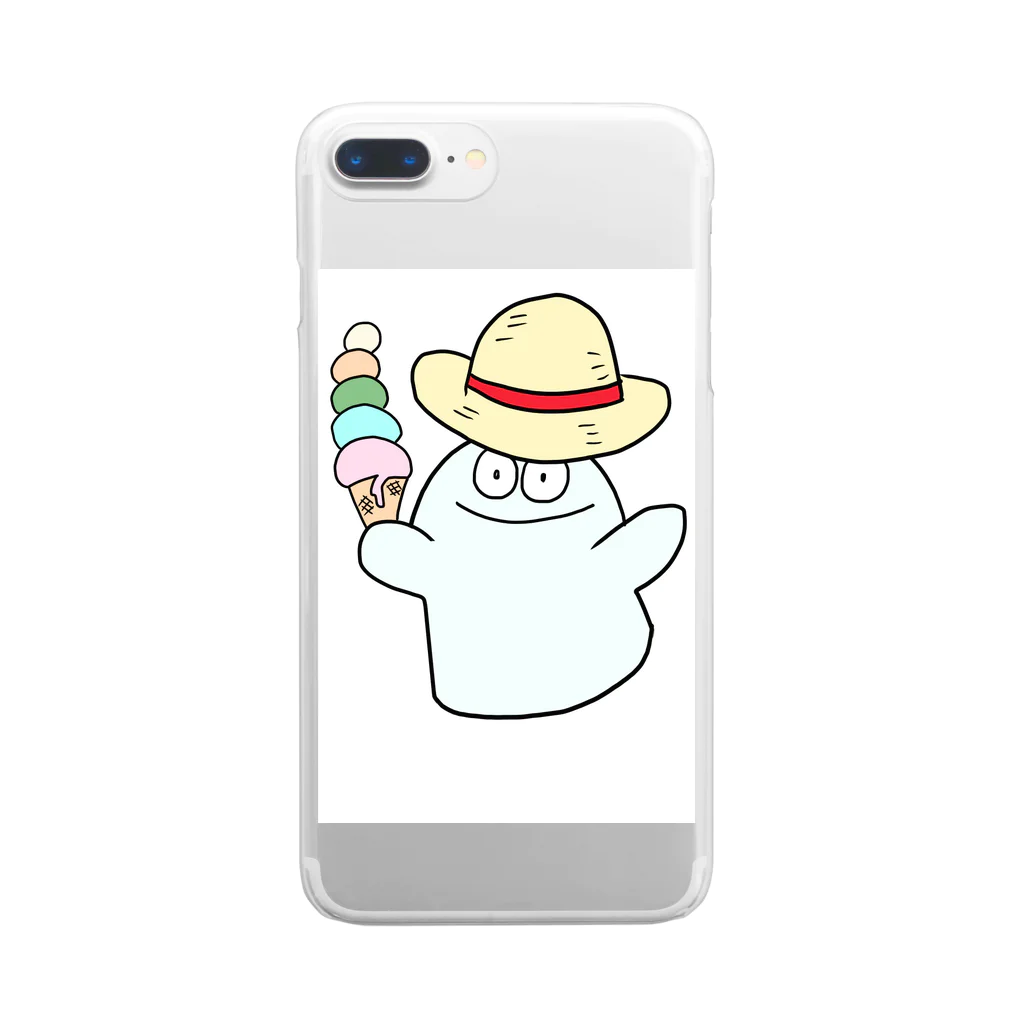 ぺるぺるグッズ販売所のSummerぺるぺる Clear Smartphone Case