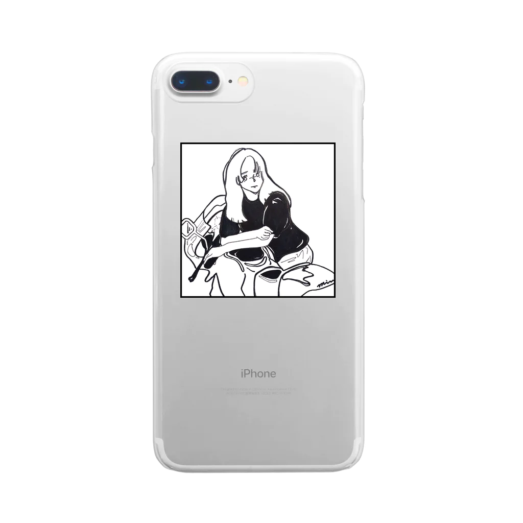 ミウのHonami's custom Clear Smartphone Case