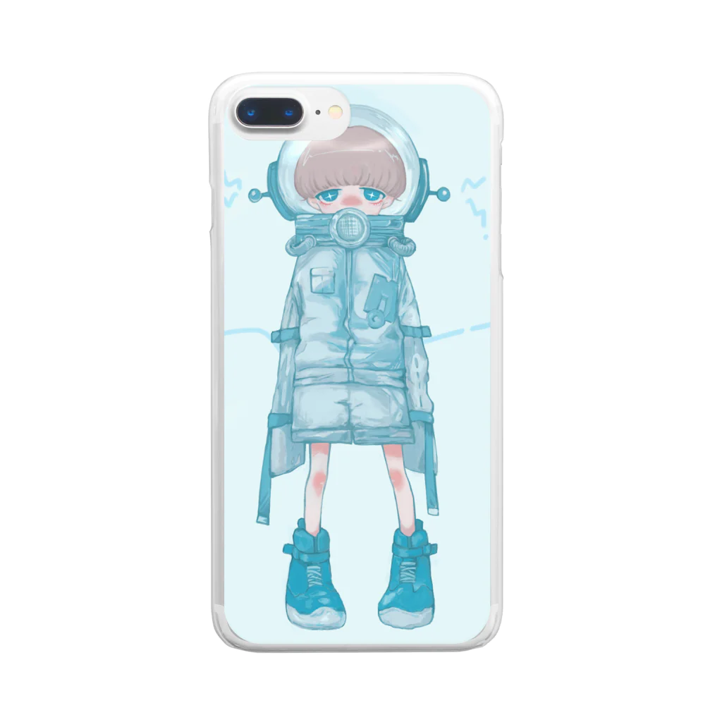 MinoHalo shopのこれからいく。 Clear Smartphone Case