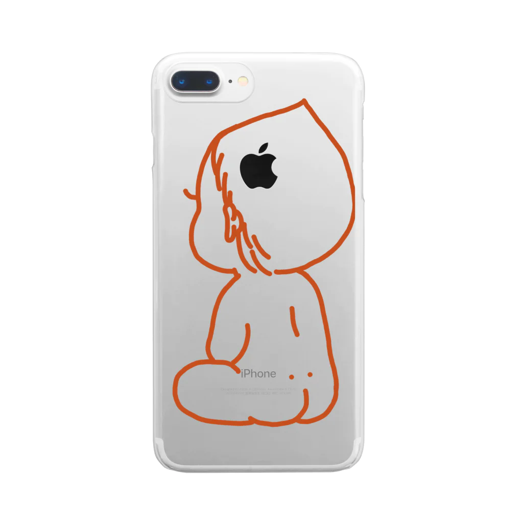 yuyu_32の赤ちゃん Clear Smartphone Case