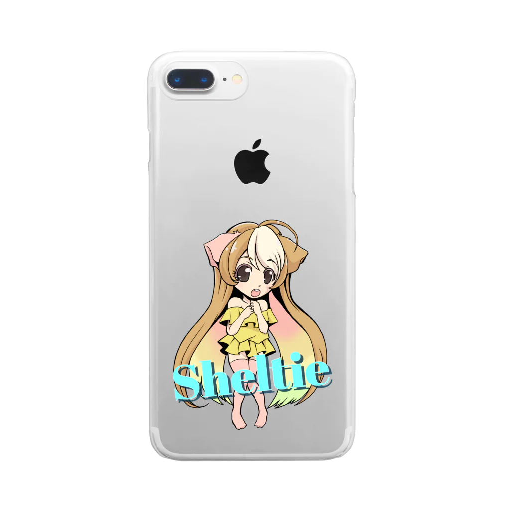 Lichtmuhleのシェルティちゃん Clear Smartphone Case