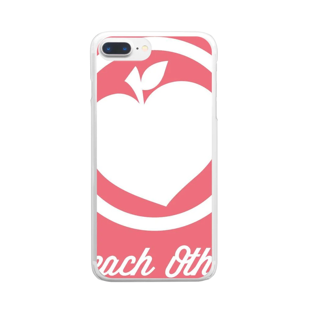 Peach OtherのPeach Other Logo Clear Smartphone Case