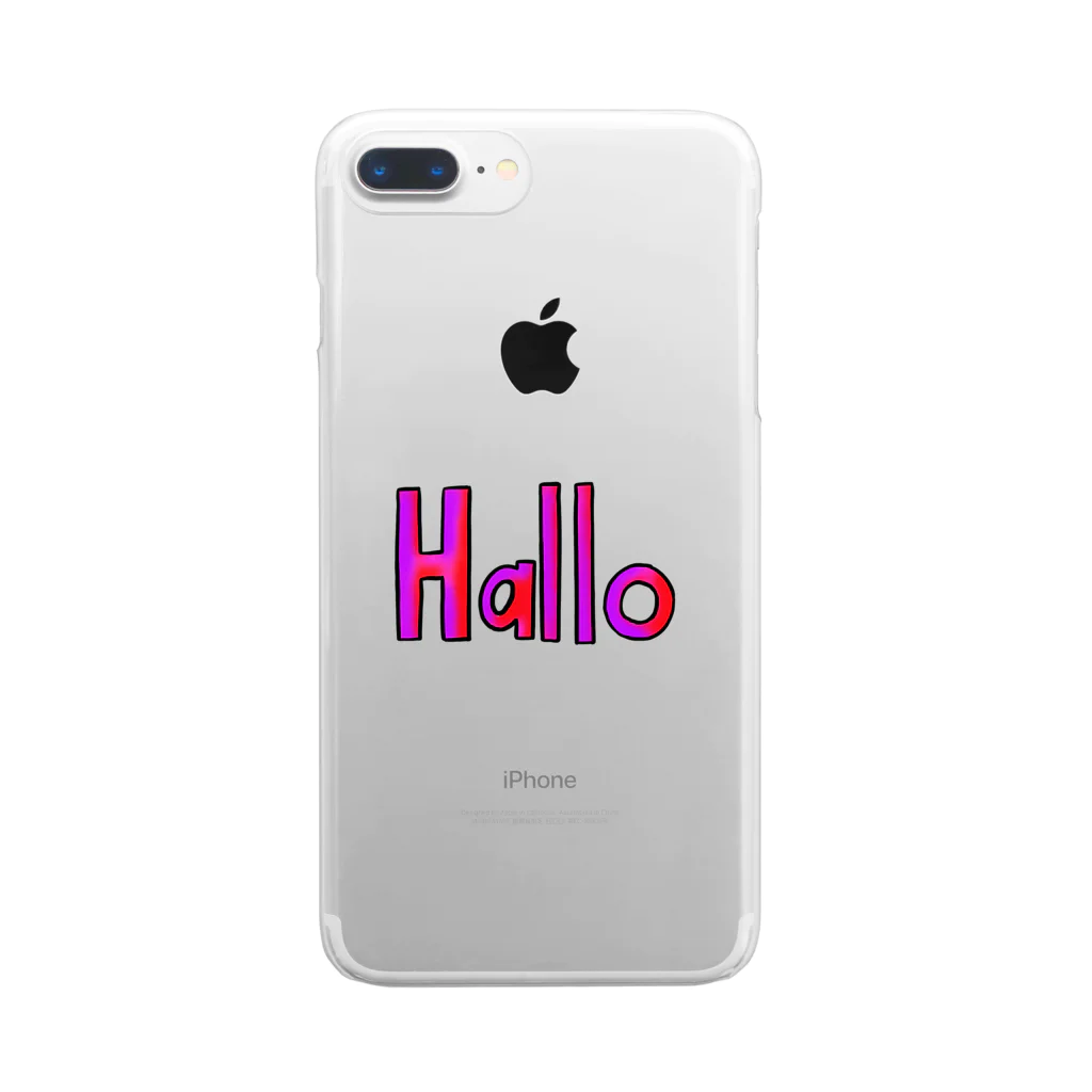 MaxieのHallo Clear Smartphone Case