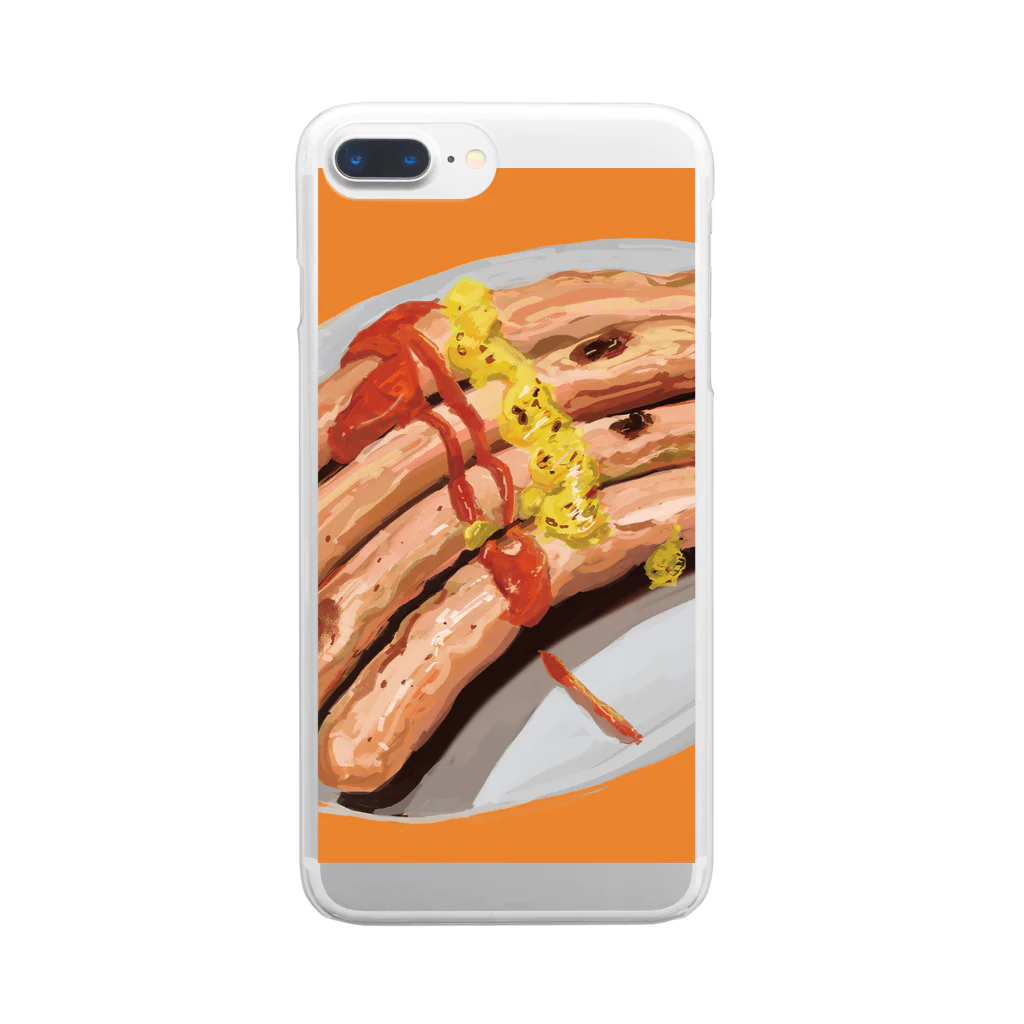 KANJI shop japanのNIKU Clear Smartphone Case