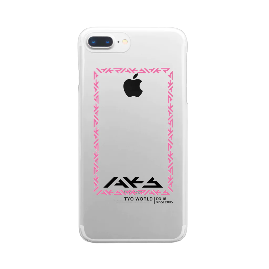 S+AKSのAKS オフィシャルグッズ Clear Smartphone Case