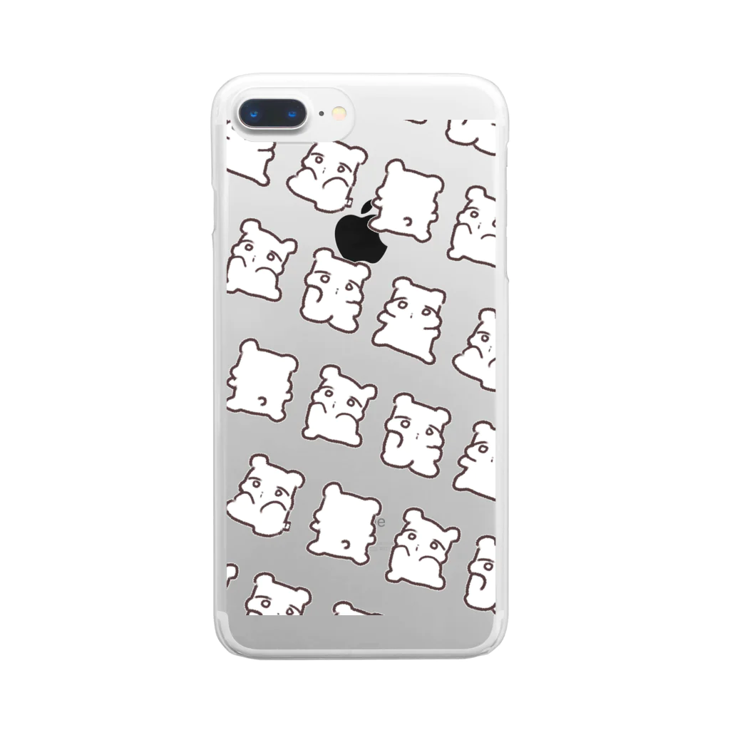 しなのしろくまくんがいっぱい Clear Smartphone Case