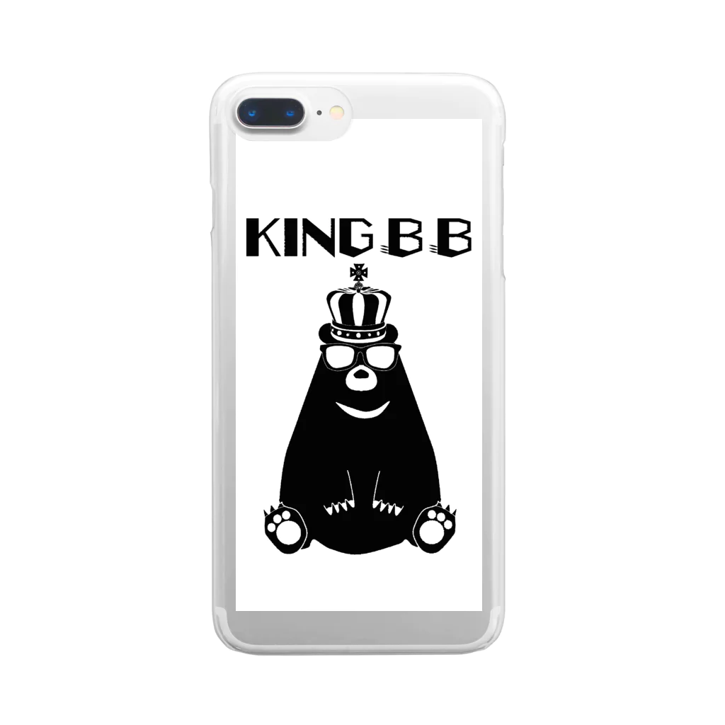 KING B BのKING B B Clear Smartphone Case