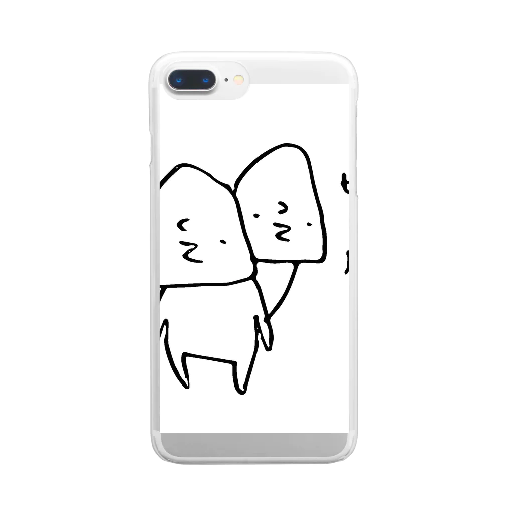 momolmomoのひょっこり Clear Smartphone Case