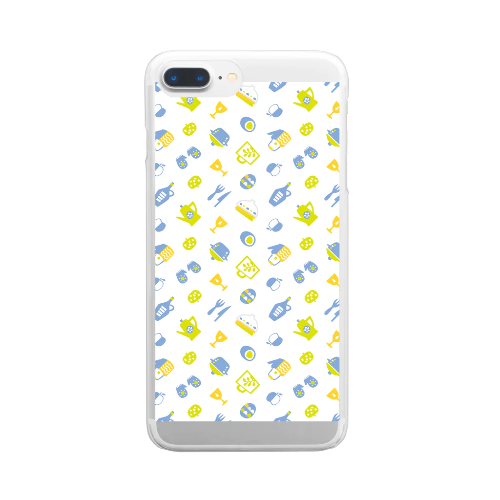 吹花の素敵なランチ Clear Smartphone Case