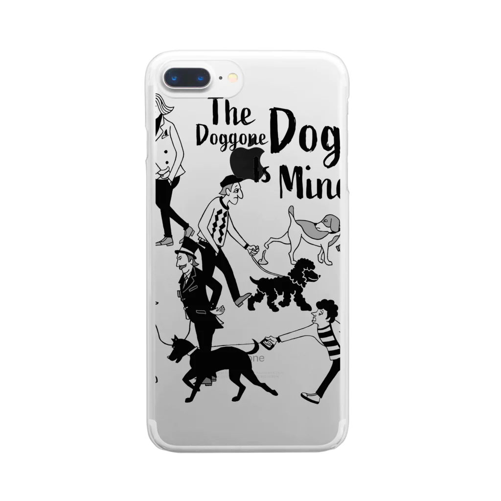 hilo tomula トムラ ヒロのThe Doggone Dog Is Mine  Boys Clear Smartphone Case