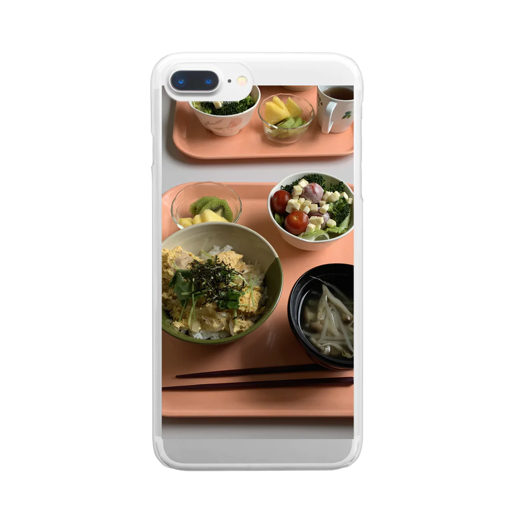 素敵な栄養士の親子丼 Clear Smartphone Case