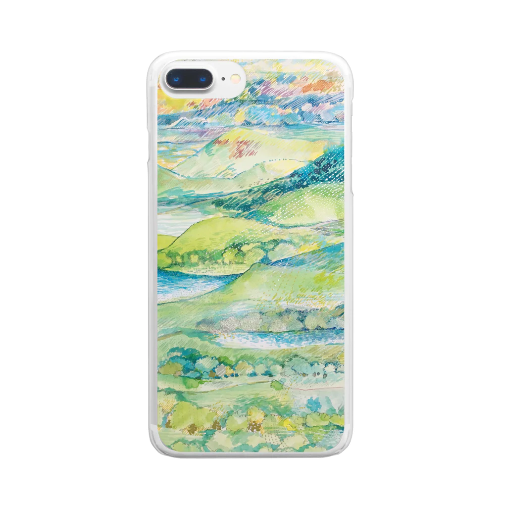 peonicの山湖山 Clear Smartphone Case