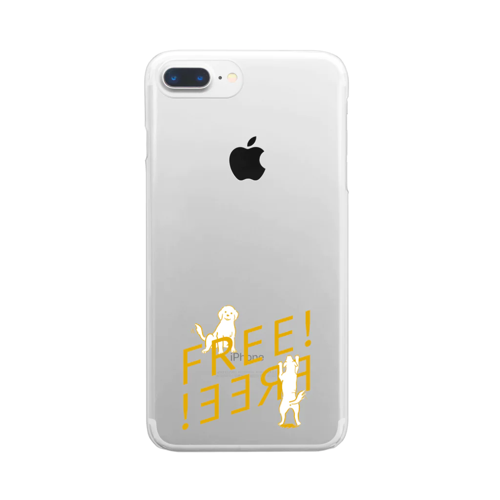 創造力学+のDog&Dog02 Clear Smartphone Case