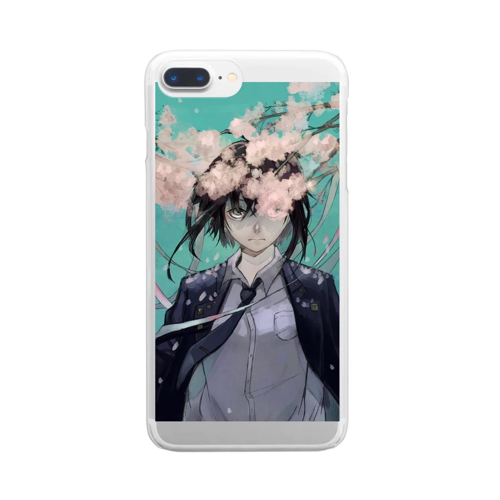 有柚まさきの桜 Clear Smartphone Case