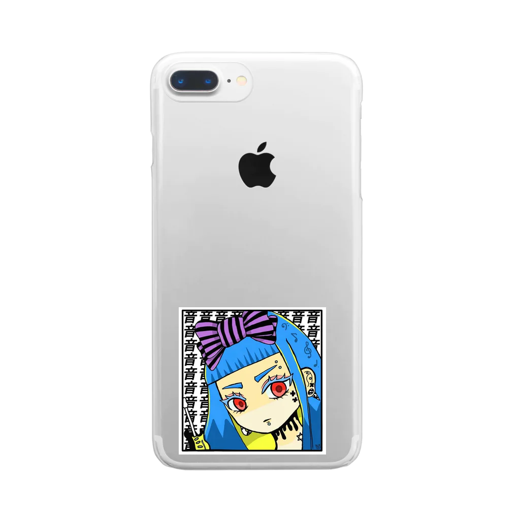 game._.nekoの音女子 Clear Smartphone Case