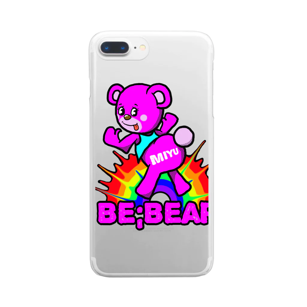 MusicJunkyのBe;Bear(MIYU) Clear Smartphone Case