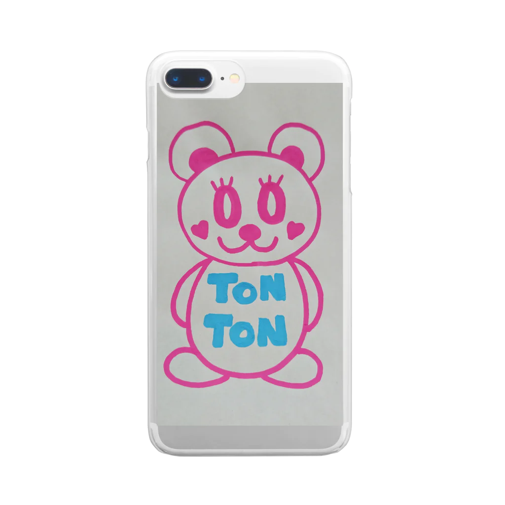 トントンのトントンちゃん Clear Smartphone Case