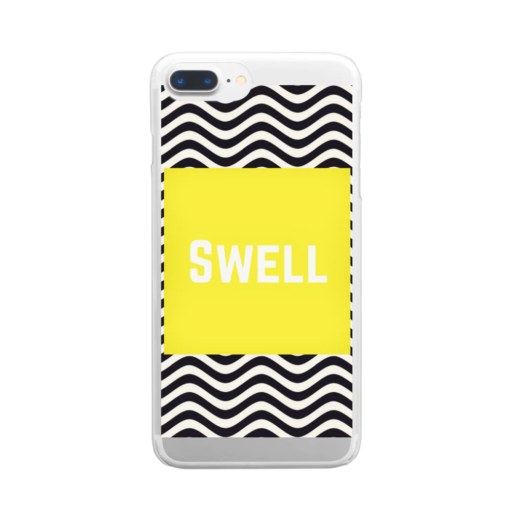 なうちのSWELL クリアスマホケース