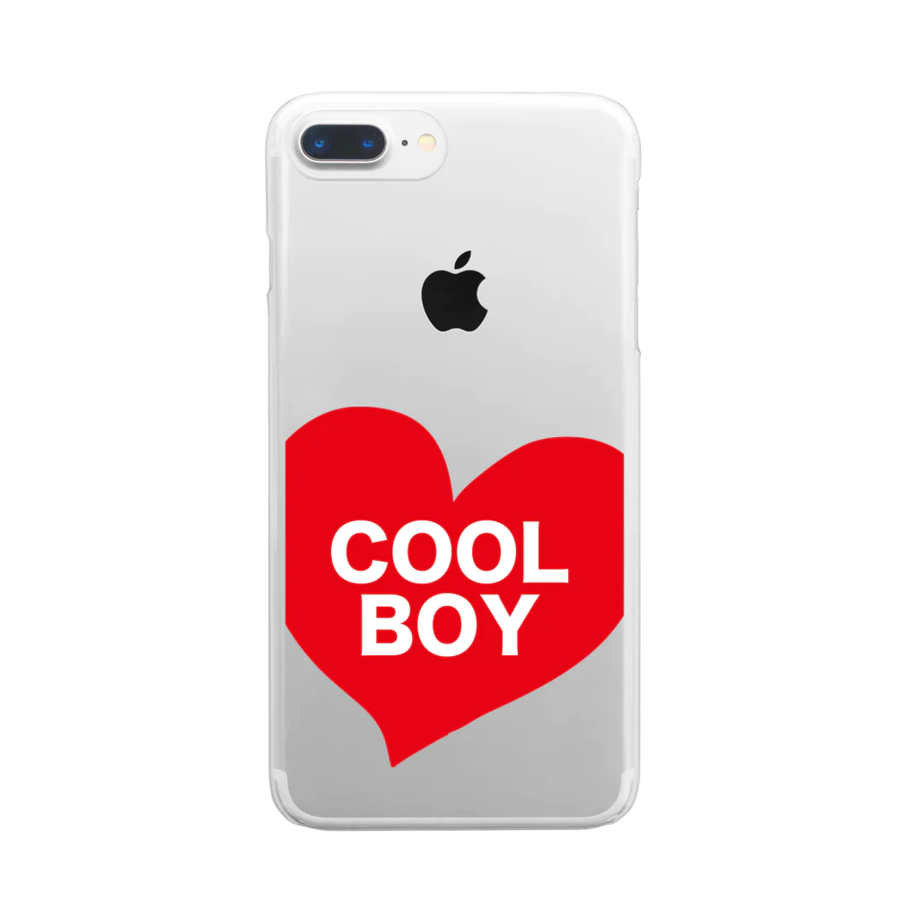 amuYouのCOOLなBOY Clear Smartphone Case