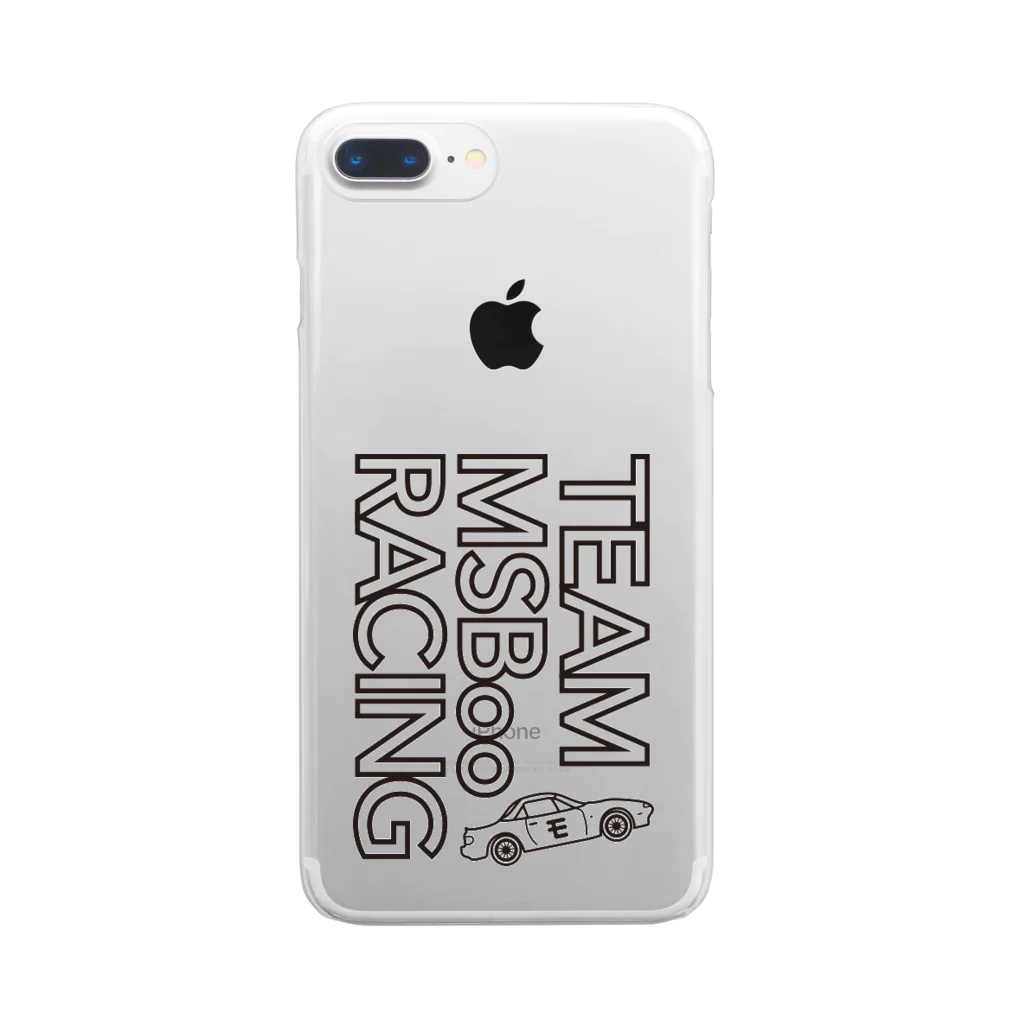 あるルートのTEAM モタスポ部 RACING Clear Smartphone Case