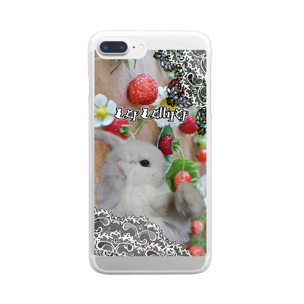 LoplollipopのLop lollipopスマホケース　№１ Clear Smartphone Case