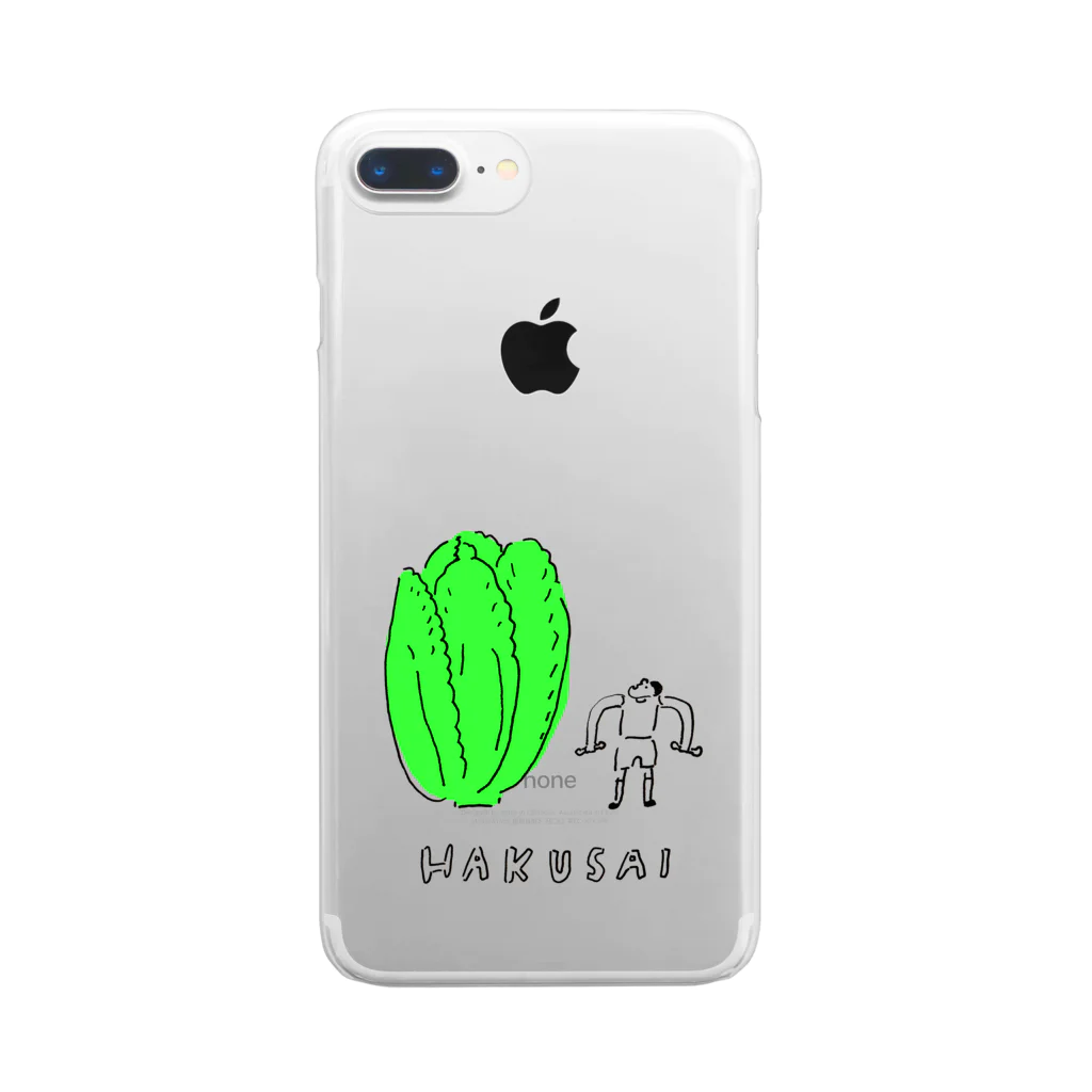 よこづな文庫のHAKUSAI Clear Smartphone Case