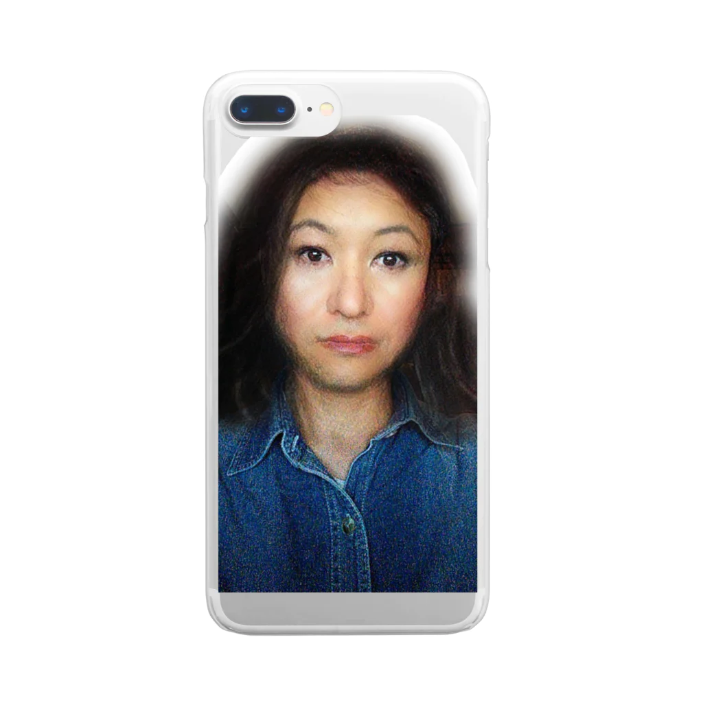 ミラくまの謎の美女 Clear Smartphone Case