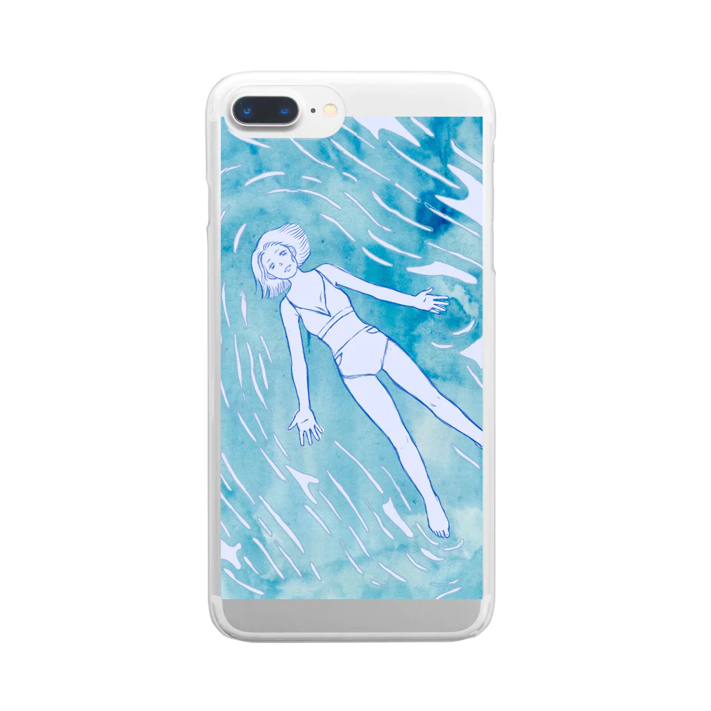 momo sasanoiのなみにまかせて Clear Smartphone Case