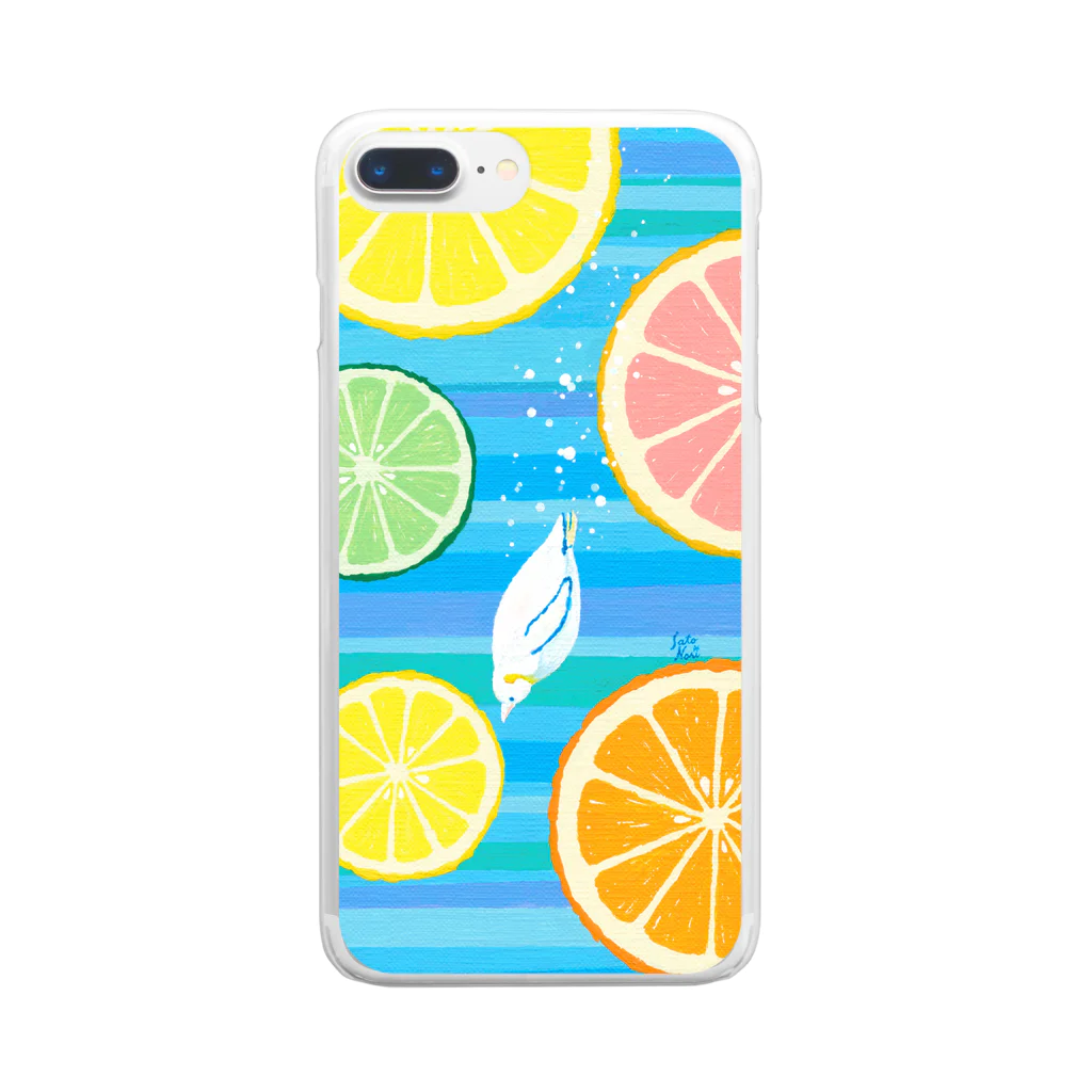 サトウノリコ*のCitrusDive!! Clear Smartphone Case