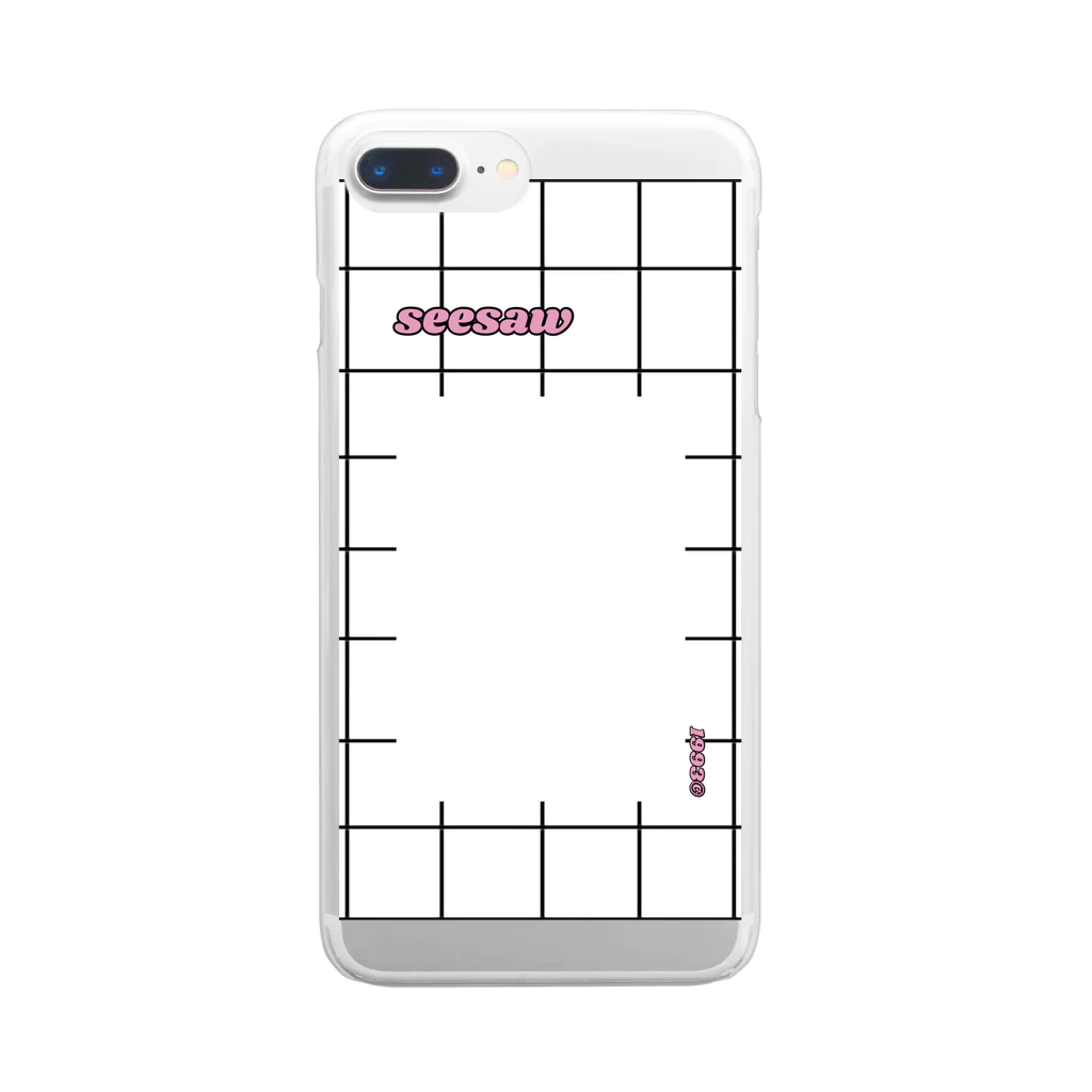 linluemのseesaw iPhoneケース Clear Smartphone Case