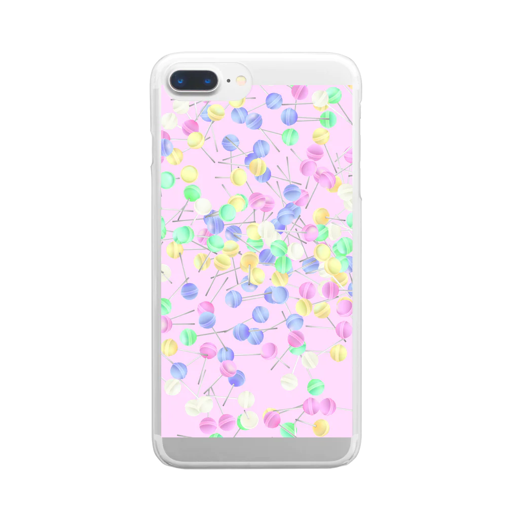 KAWAII-DOUのロリポップ Clear Smartphone Case