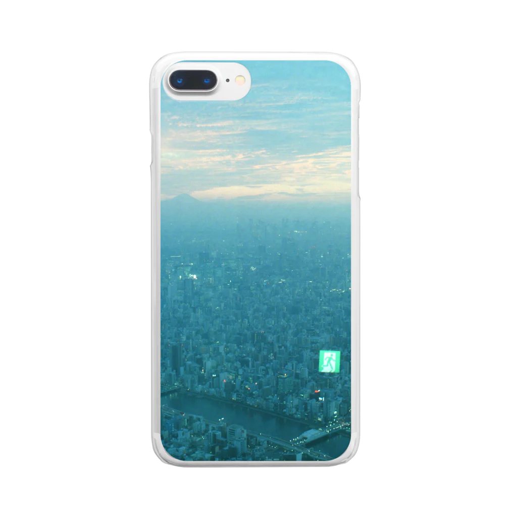 gashoのparaiso tokyo Clear Smartphone Case