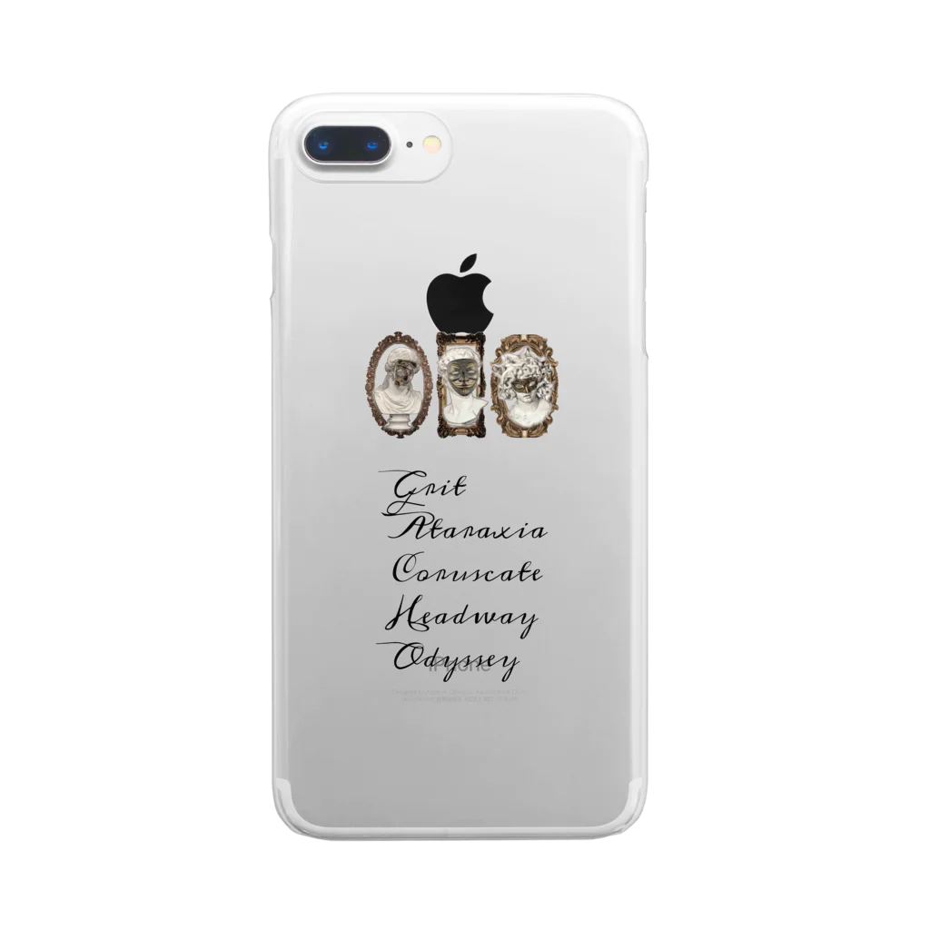 4oxiの我=蝶 Clear Smartphone Case